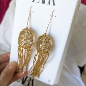 INTERLACED RHINESTONE EARRINGS